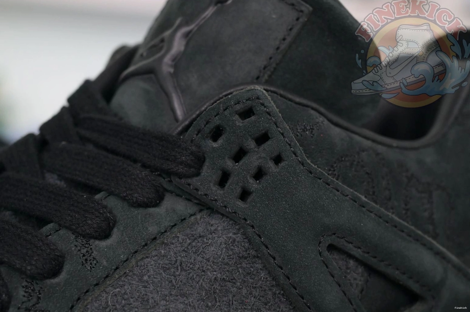 black kaws Jordan Air 4 Jordan 0217